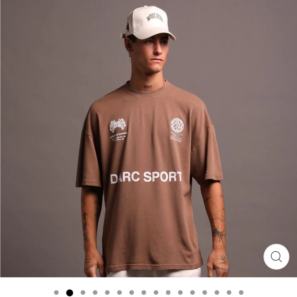 Sold out Darc Sport men’s oversize premium Flames in the garden shirt